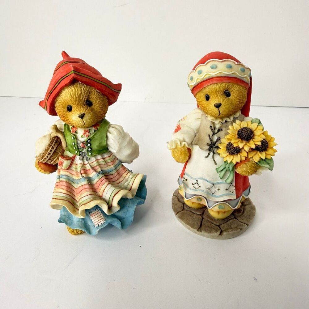Cherished Teddies Kerstin #197289 & Nadia From Russia, With Love #202320, Set 2